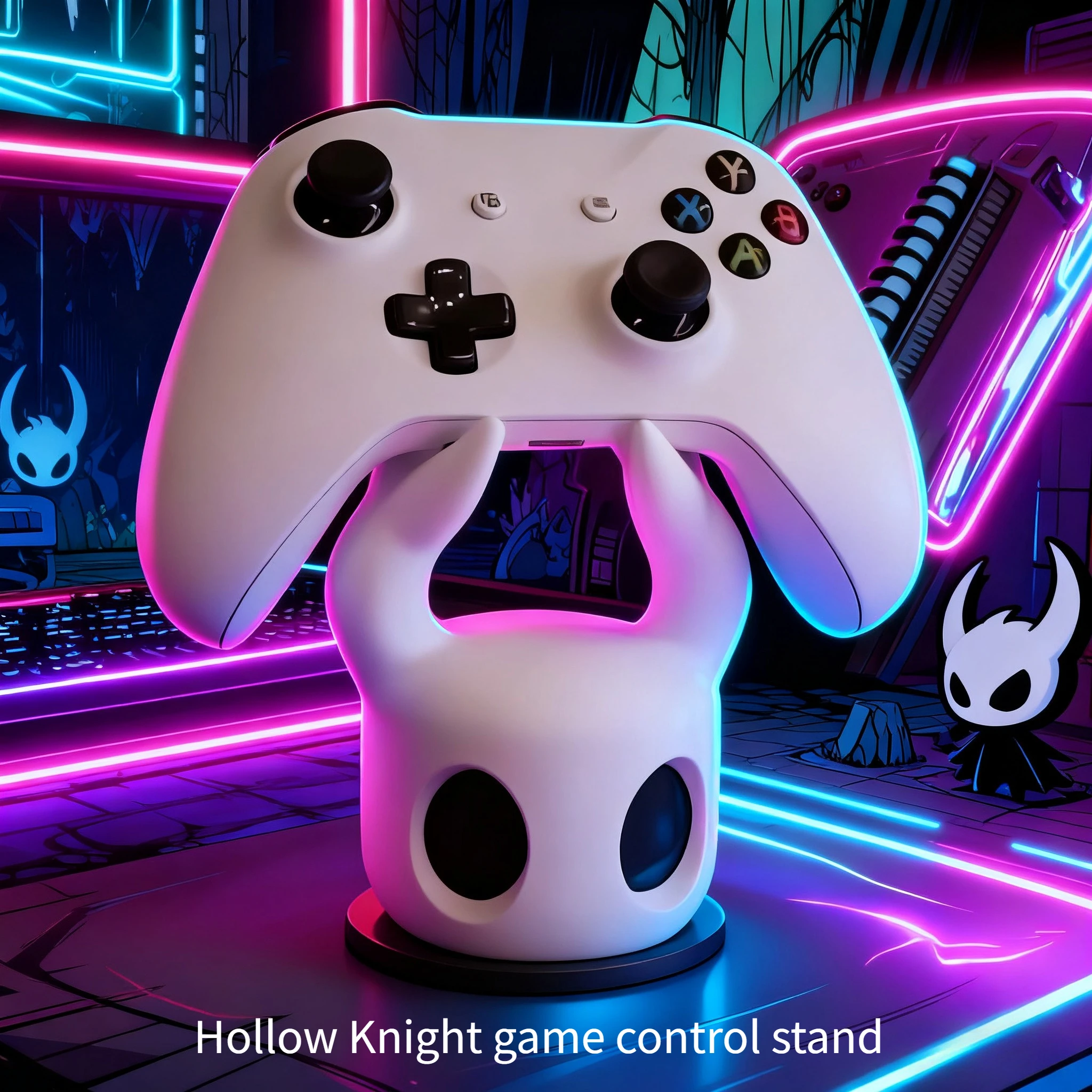 Gaming Accessories Controller - 新しいユニバーサルゲームコントローラースタンド PS4/PS5/Switch対応 ホロウナイトテーマ クールなデスクトップディスプレイ ゲームアクセサリー