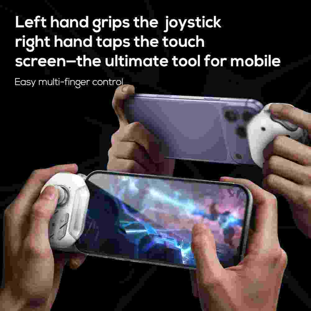 Gaming Accessories Mobile - MB07モバイルフォンゲーム用ジョイスティック、RGBカスタムキーとマクロ機能搭載、IOS/Android対応ワイヤレスゲームパッドコントローラー