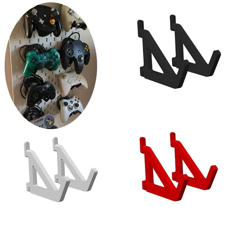 Gaming Accessories Wall Mount - ゲーミングペグボードオーガナイザー | コントローラーとアクセサリー用の多機能壁掛けマウント