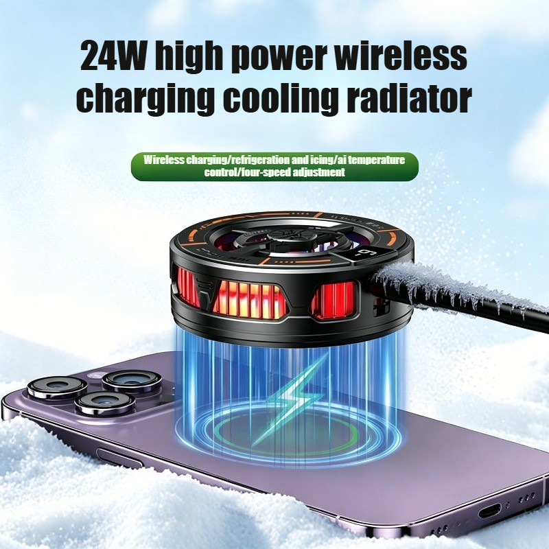 K28 磁気半導体電話クーラー ワイヤレス高速充電器冷却ラジ - Gaming Accessories Mobile のレビューと価格