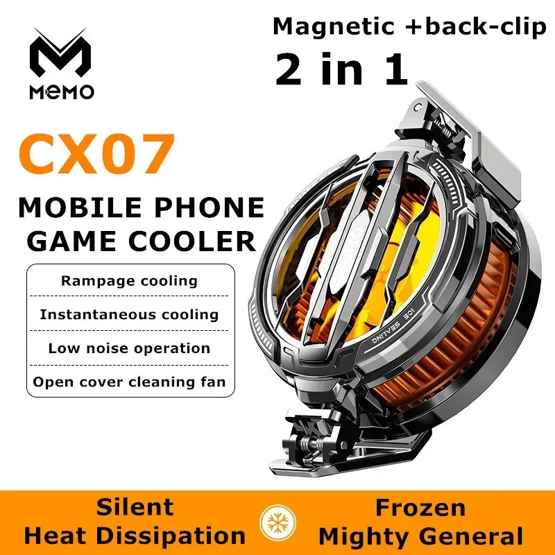 MEMO CX07 携帯電話クーラー 磁気冷却ファンケース  - Gaming Accessories Mobile のレビューと価格