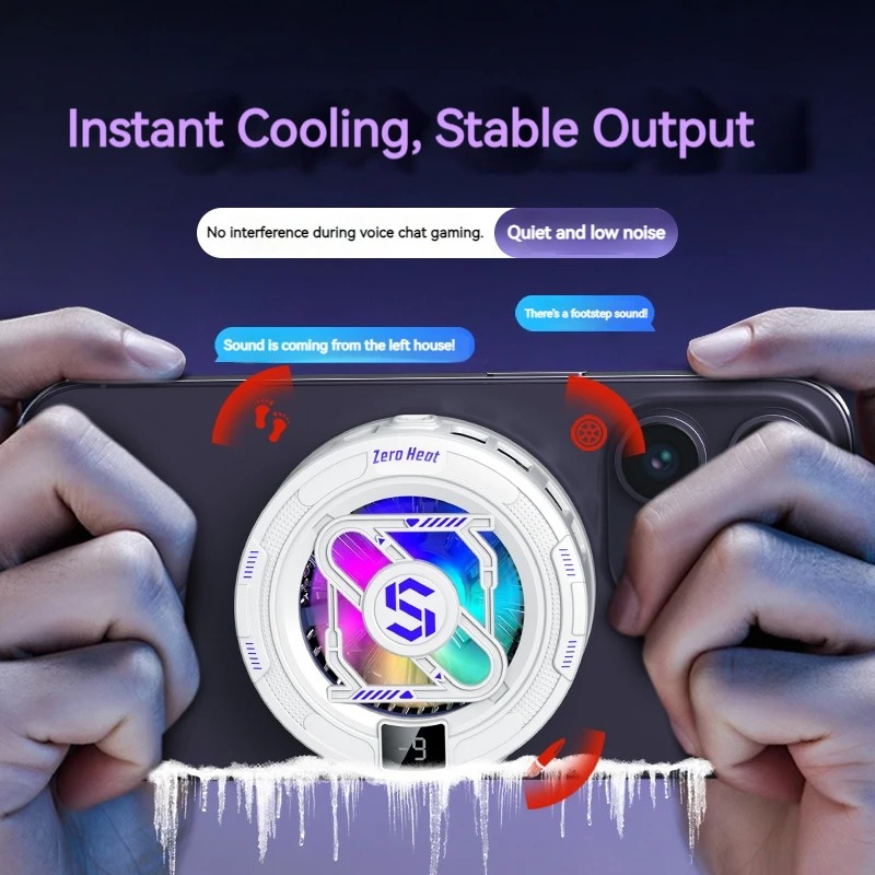k52 AIモバイルクーラー 磁気バッククリップ式冷却ラジエ - Gaming Accessories Mobile のレビューと価格