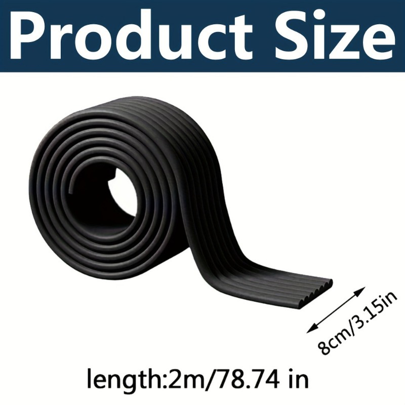 黒色の厚みのある衝突防止ストリップ自己粘着コーナープロテクタ - Desk Corner Mat のレビューと価格