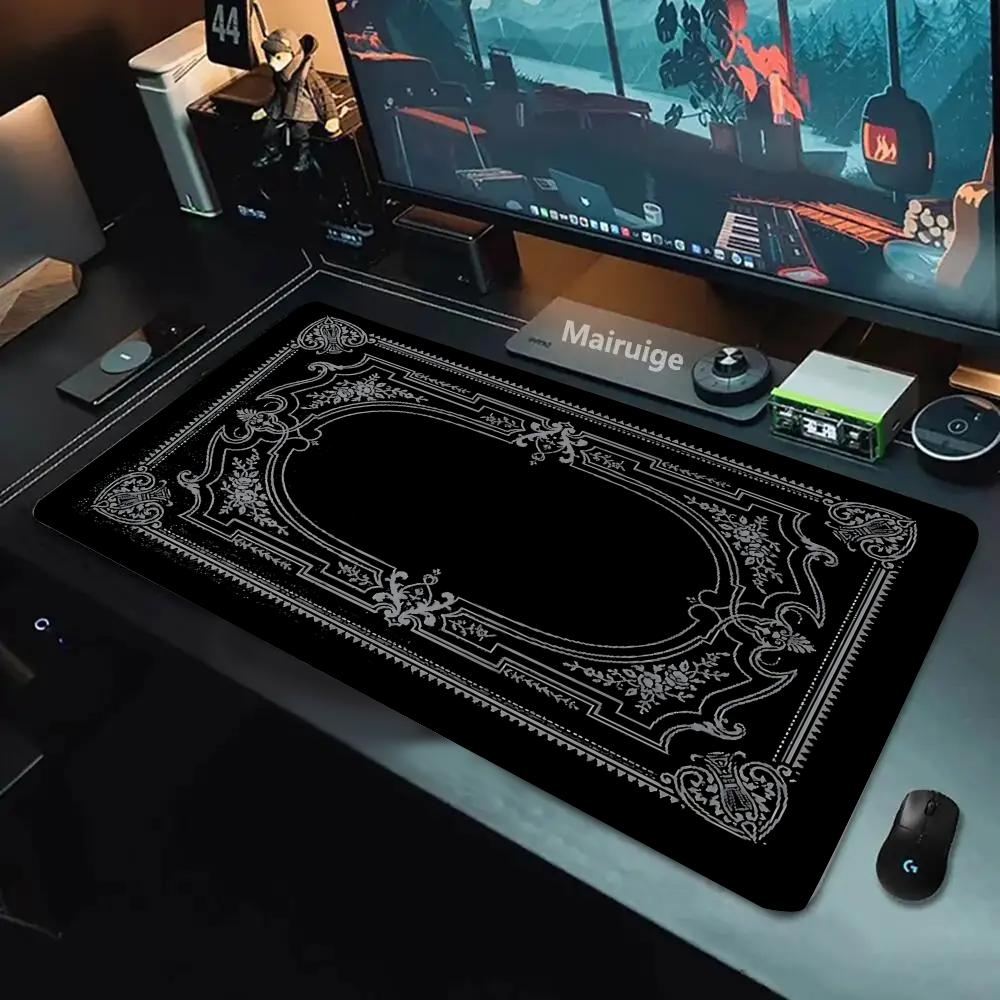 新しい黒ペルシャ絨毯神秘的なレトロマウスパッド Pc ゲーマ - Gaming Accessories Retro のレビューと価格