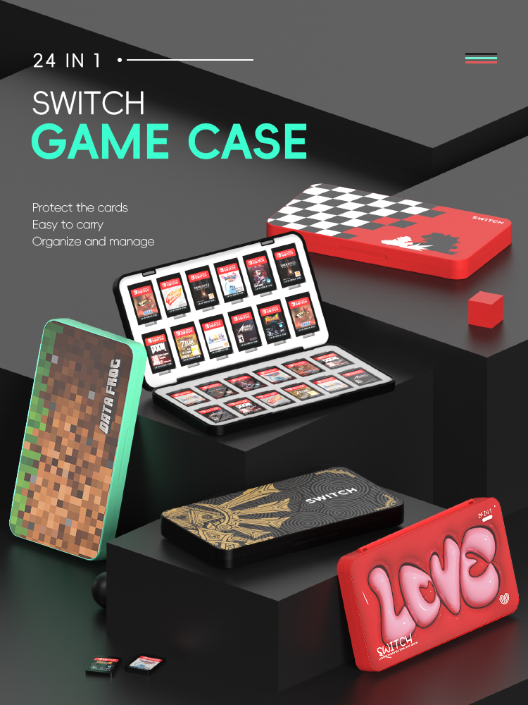 24 in 1 ゲームカードケース Switch/Switc - Gaming Accessories Holder のレビューと価格