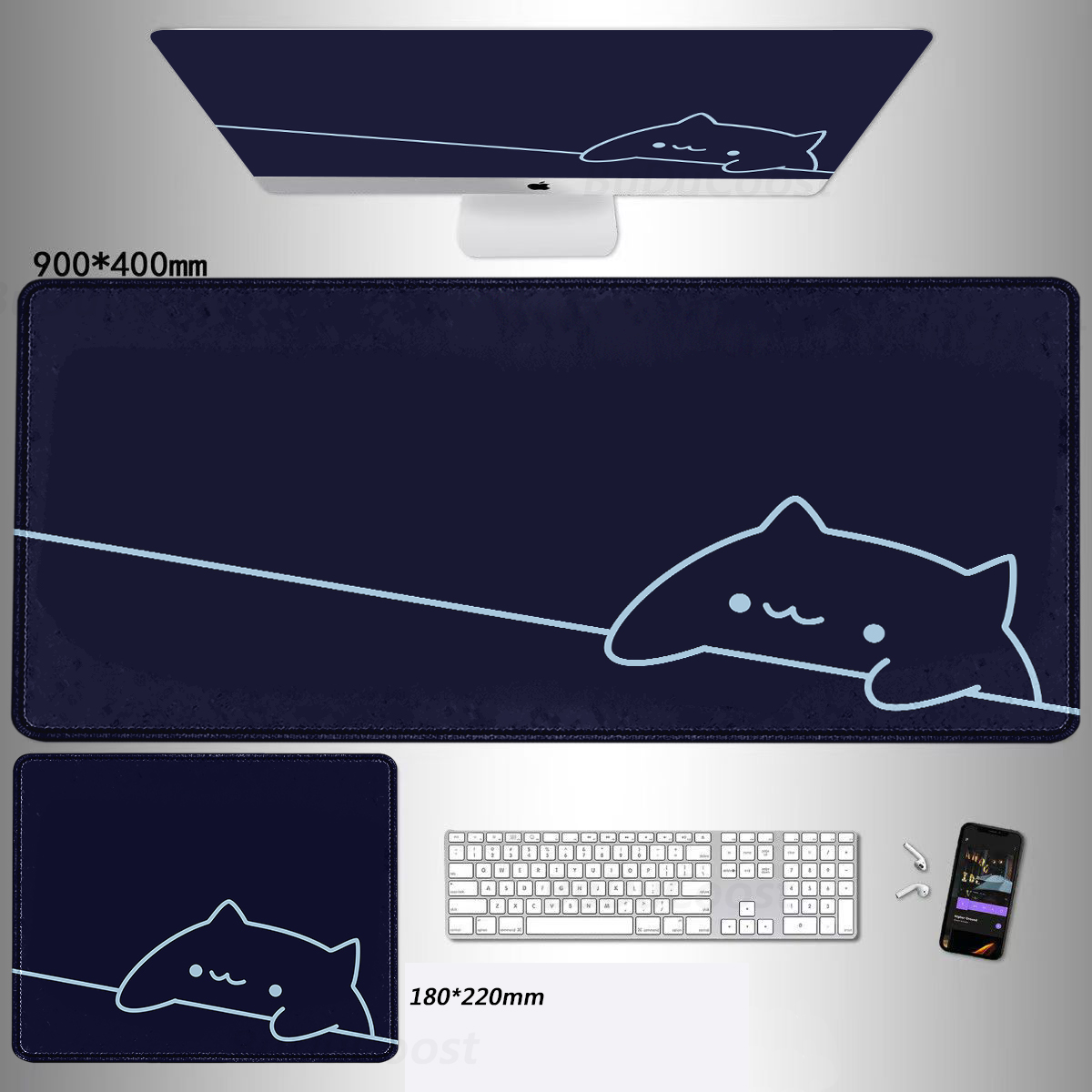HDプリントゲーム拡張パッド、かわいいキーボードパッド、滑り - Desk Corner Mat のレビューと価格