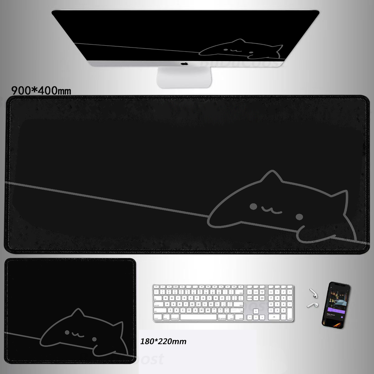 HDプリントゲーム拡張パッド、かわいいキーボードパッド、滑り - Desk Corner Mat のレビューと価格