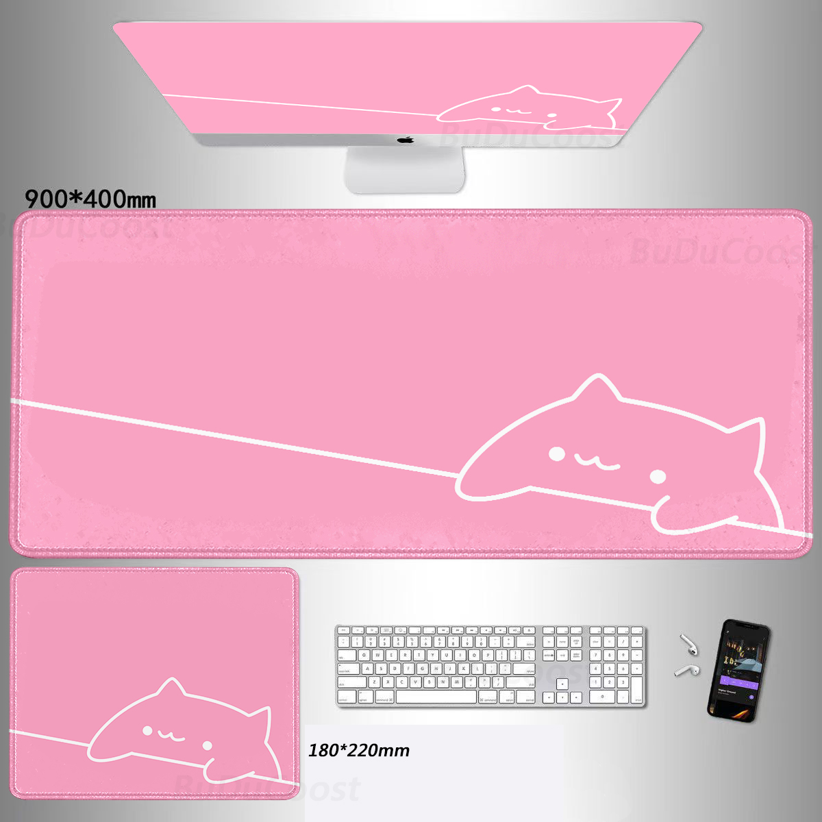 HDプリントゲーム拡張パッド、かわいいキーボードパッド、滑り - Desk Corner Mat のレビューと価格