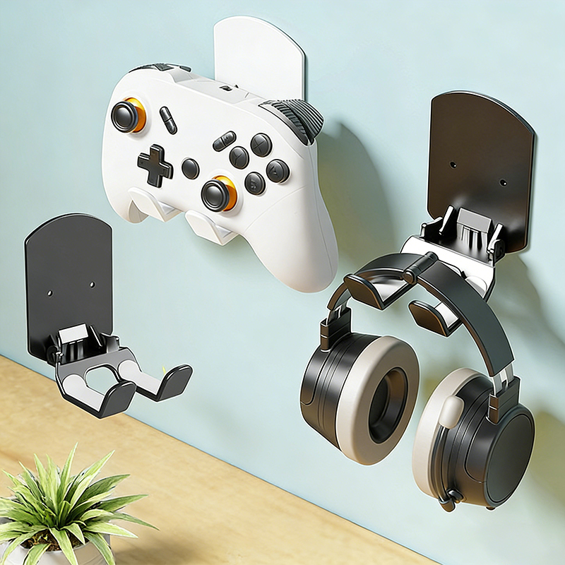 壁掛け式ゲームコントローラーブラケットベース、穴あけ不要、簡 - Gaming Accessories Holder のレビューと価格