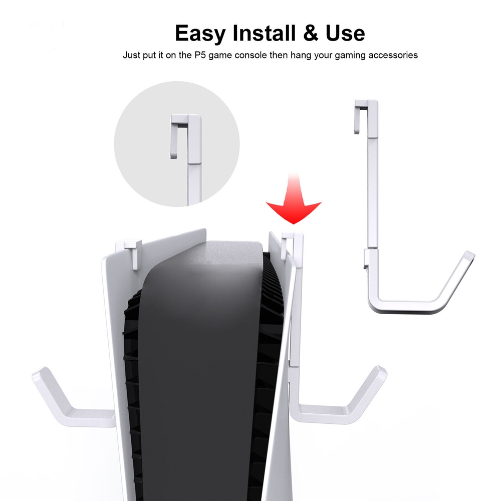 PS5 プロ PS5 スリムアクセサリーコントローラヘッドフ - Gaming Accessories Holder のレビューと価格