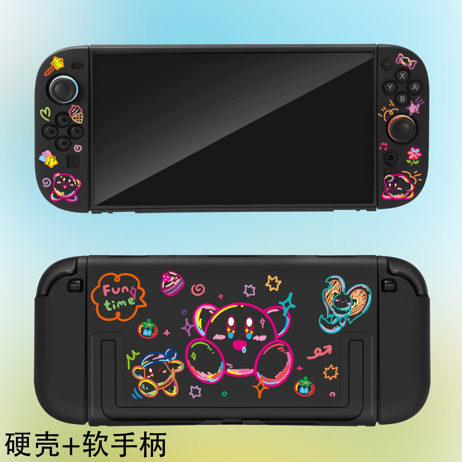 カービィ保護ハードケーススイッチ 2 肌に優しい分割ジョイコ - Gaming Accessories Controller のレビューと価格