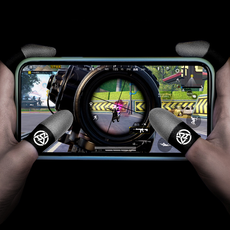 5 ペアゲームフィンガースリーブゲーム用汗防止タッチスクリー - Gaming Accessories Mobile のレビューと価格