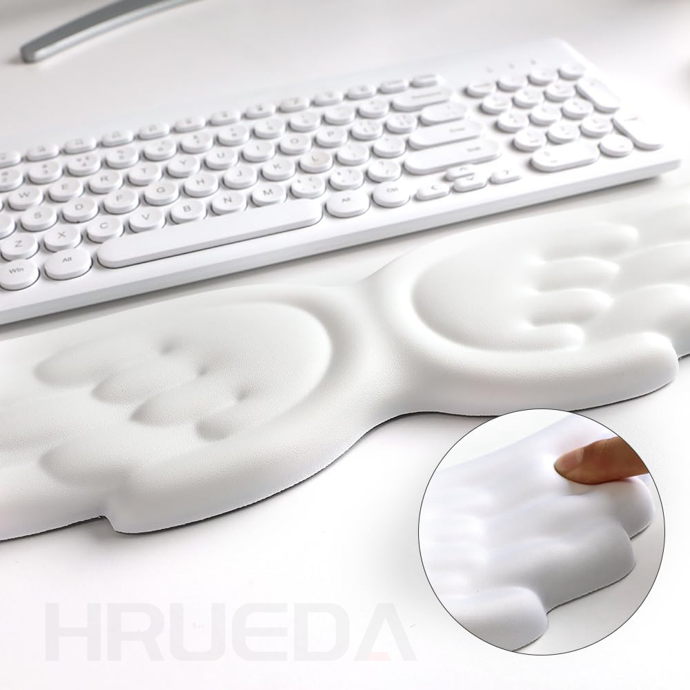 メカニカルキーボードマウスリストレストエンジェルウィング低反 - Gaming Accessories Girly のレビューと価格