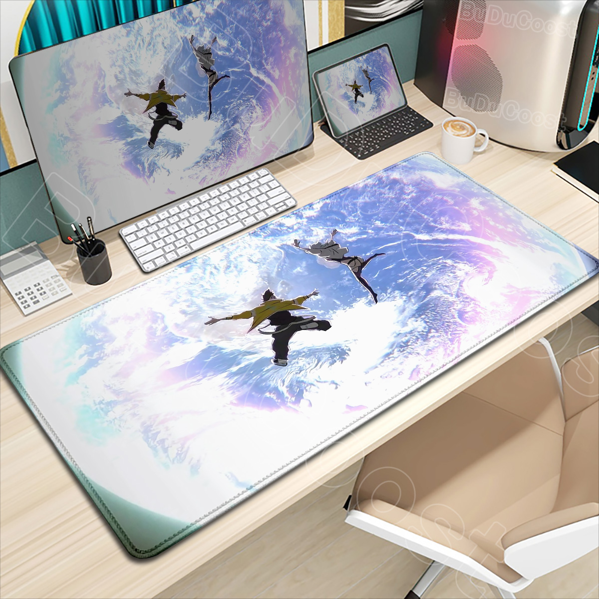 HD 印刷新しい壁紙 C_cyberpunk E_edger - Desk Corner Mat のレビューと価格