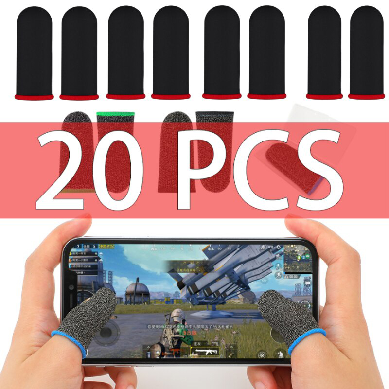 20/40 個のフィンガースリーブ PUBG モバイルゲーム - Gaming Accessories Mobile のレビューと価格