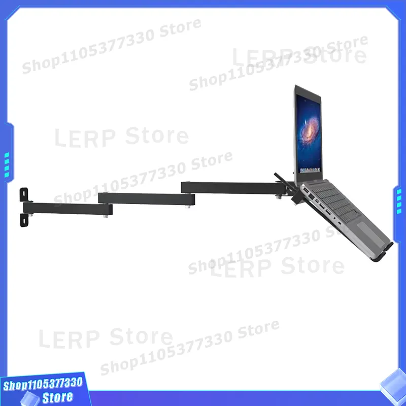 伸縮式ノートパソコン壁掛けマウント 17-27インチ 折りた - Gaming Accessories Wall Mount のレビューと価格